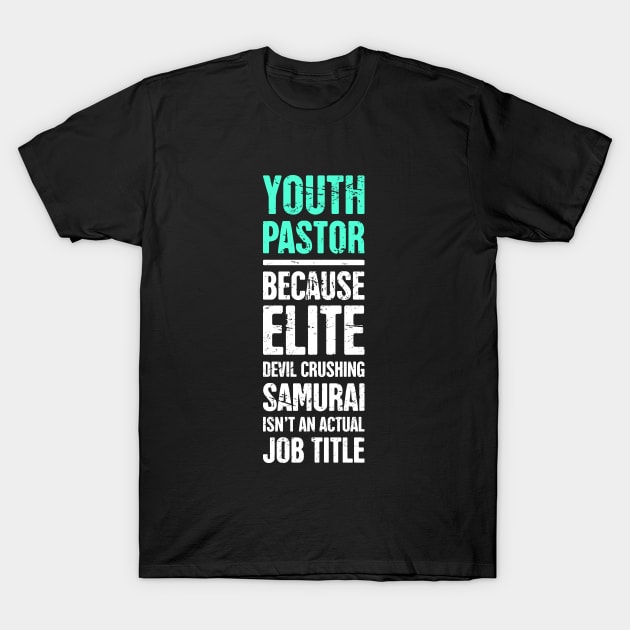 Funny Youth Pastor Design T-Shirt by MeatMan